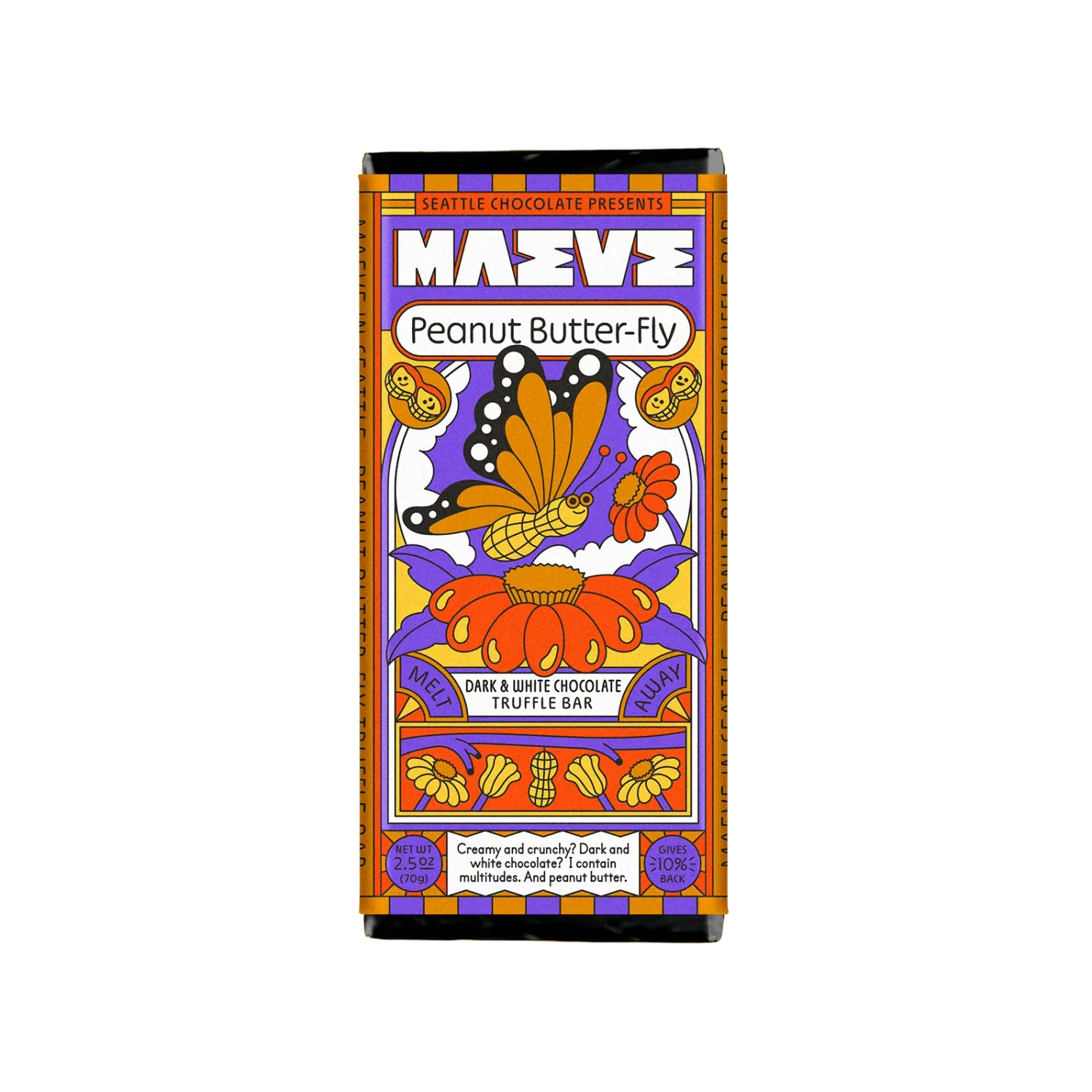 Peanut Butter-Fly Truffle Bar