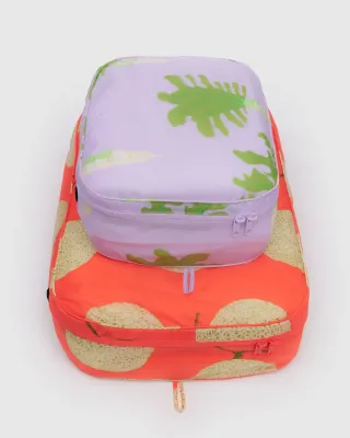 Baggu Large Packing Cube Set Japanese Produce