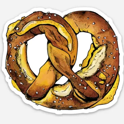 Pretzel Sticker