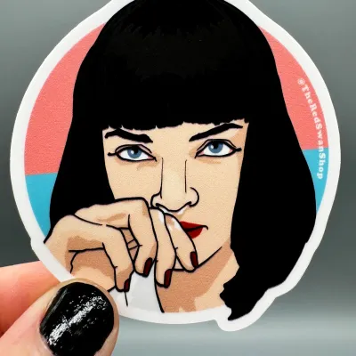 Vinyl Decal - Pulp Fiction - Mia Wallace