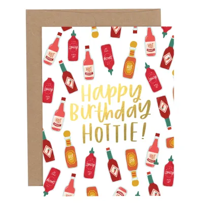 Happy Birthday Hottie Greeting Card