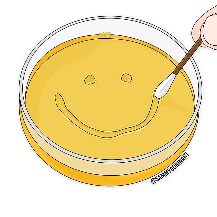 Contagious Happy Face, Carol, Plrbs Sticker