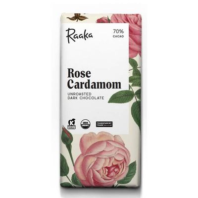 Raaka Chocolate Bar 70% Rose Cardamom - Limited Batch