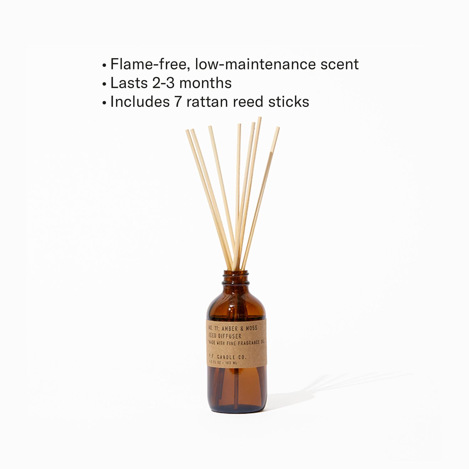Amber &amp; Moss – Reed Diffuser
