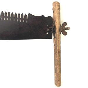 Vintage Saw Wooden Handle