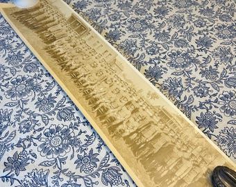 Vintage Panaromic Photo Large Military