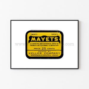 Vintage Constipation Tin