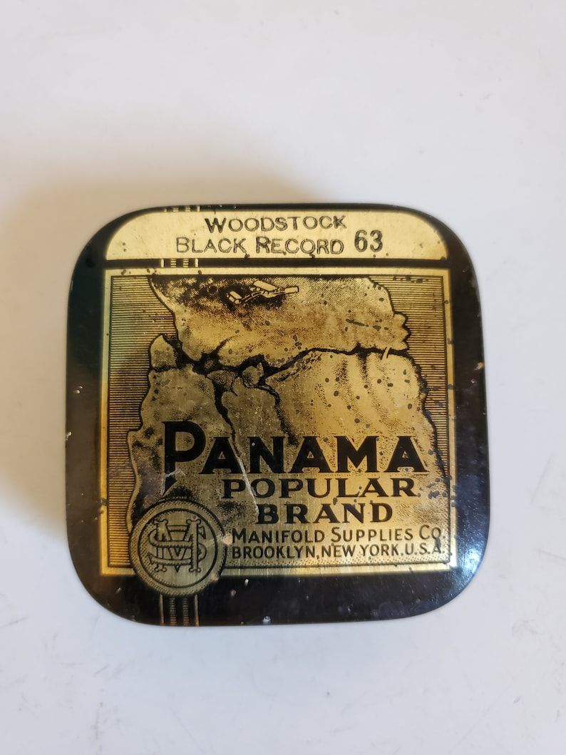 Vintage Panama Tin