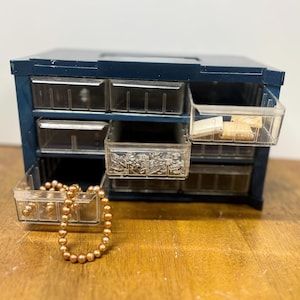 Vintage Small Parts Metal ToolBox