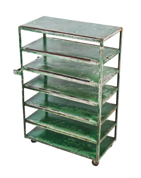 Vintage Industrial Heavy Shelving Unit