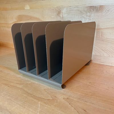 Vintage Lit-Ning Metal Magazine Rack