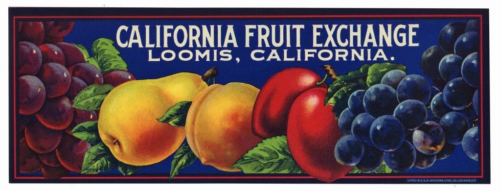 Vintage California Fruit Exchange Crate