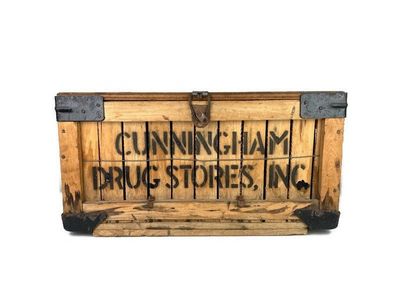 Vintage Druggist's Large Crate