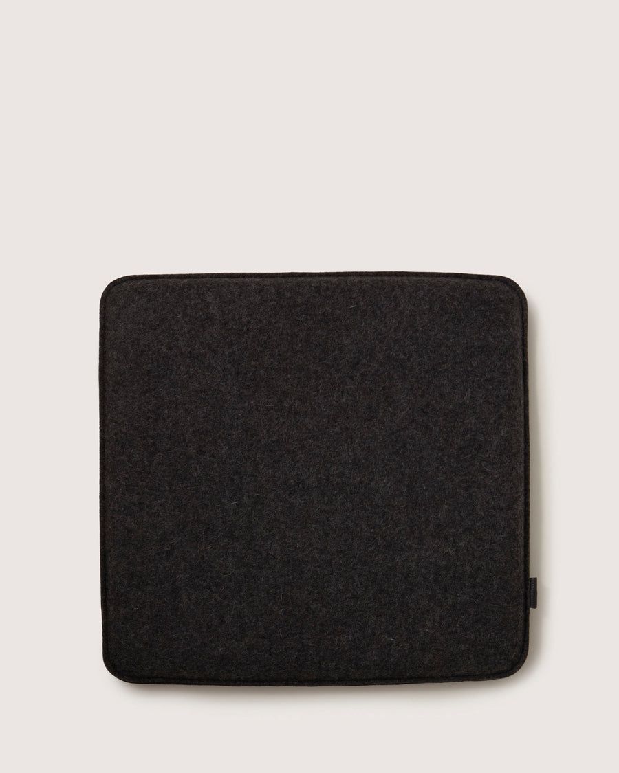 Graf &amp; Lantz Zabuton Seat Pad Square Charcoal Felt