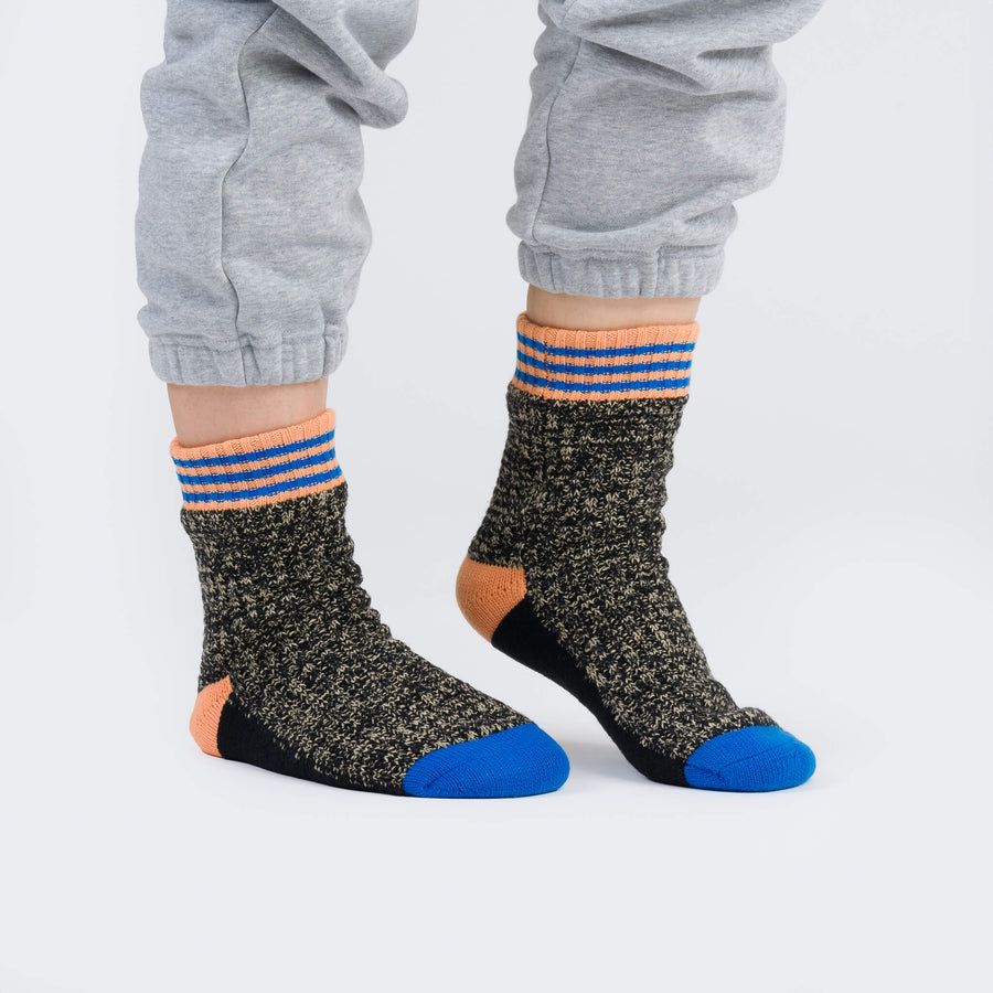 Varsity House Socks Black