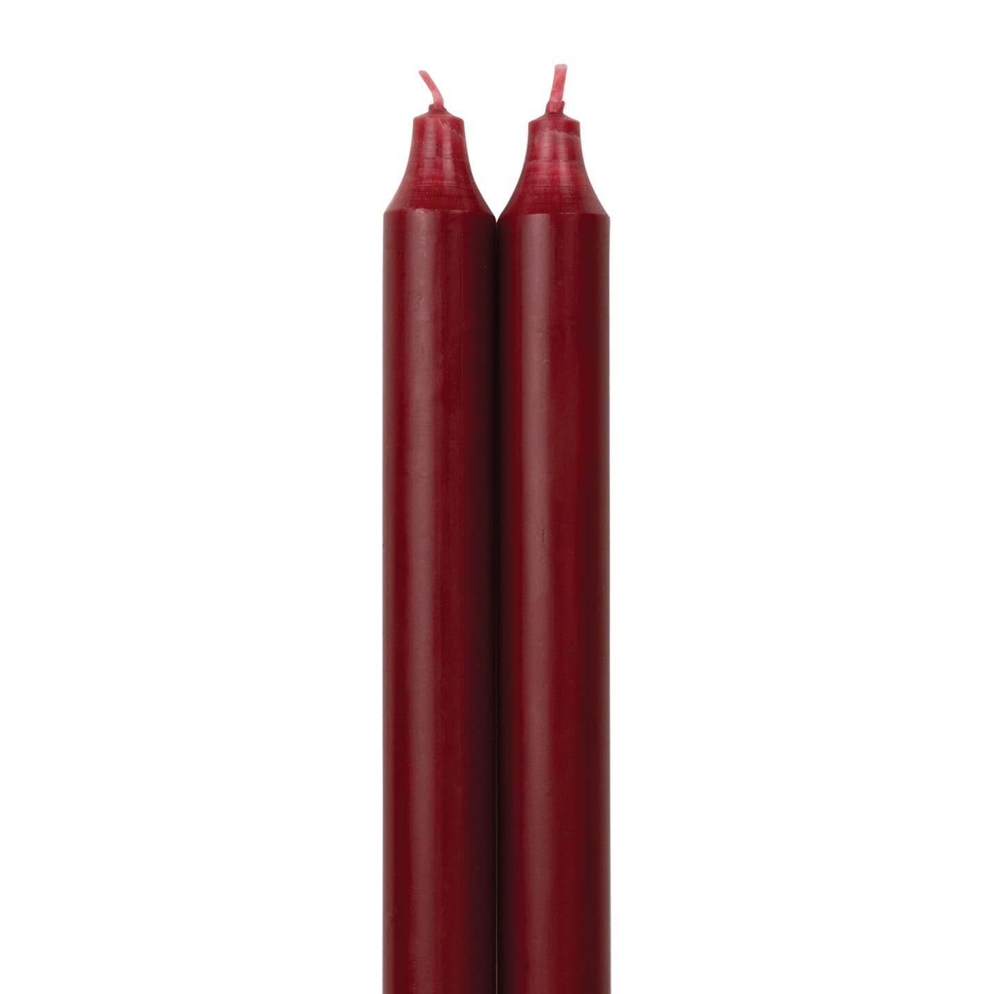 12" Tapers 2 Pack, Color: Crimson