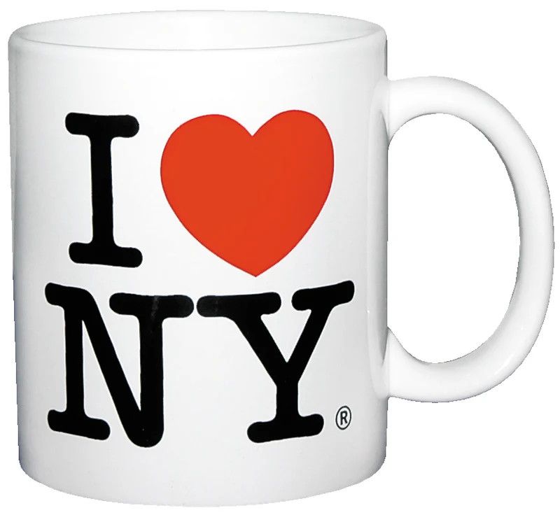 I Love Ny White Ceramic Coffee Mug