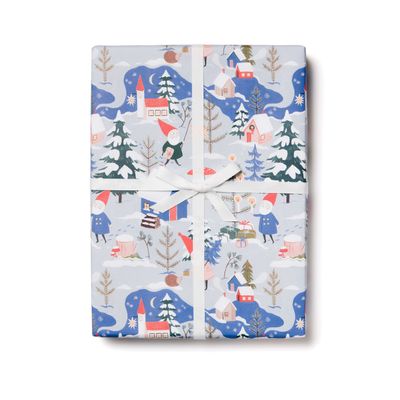 Wrap Roll - Holiday Gnomes