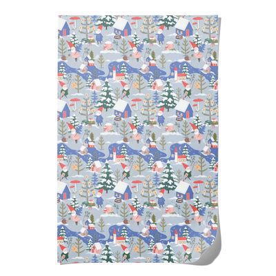 Wrap Roll - Holiday Gnomes