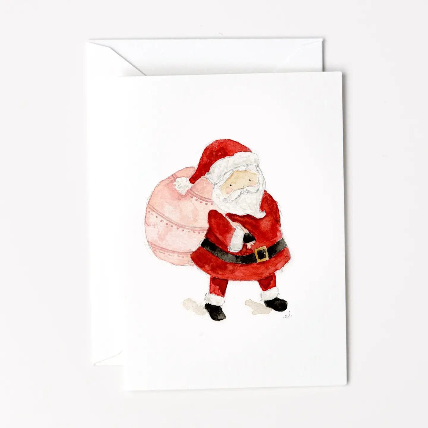 Santa Bag Mini Notecard