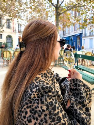 Champagne Hair Claw