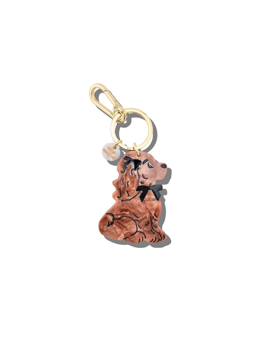 Coquette Puppy Bag Charm + Keychain
