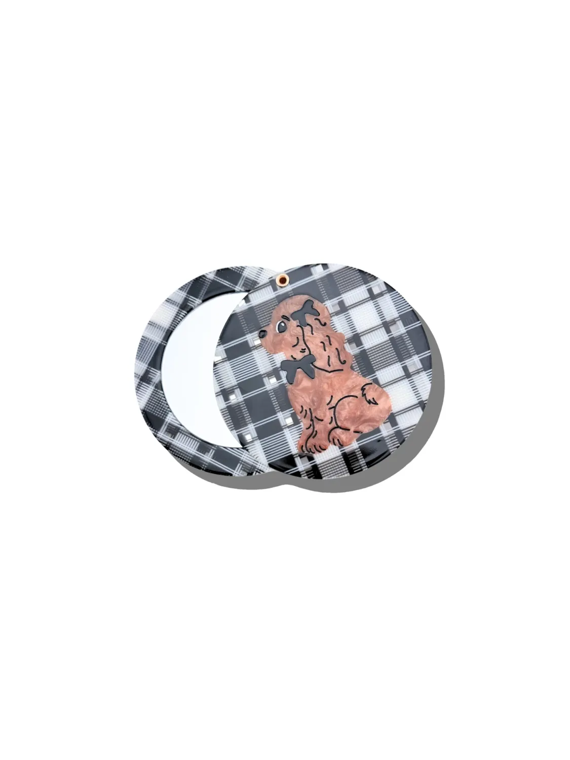 Coquette Puppy Compact Mirror