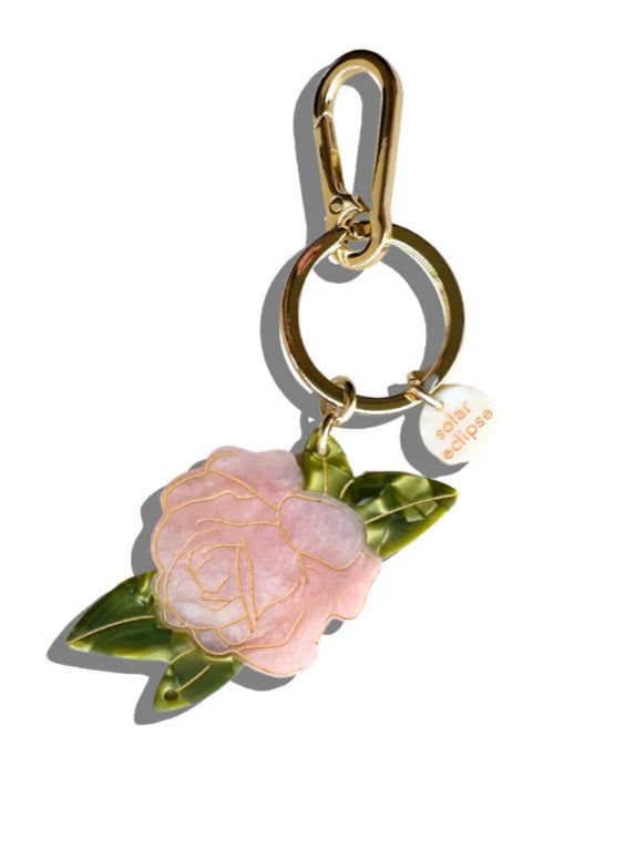 Rosé Bag Charm + Keychain