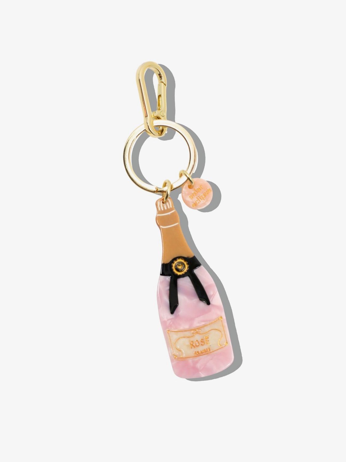 Rosé Bag Charm + Keychain