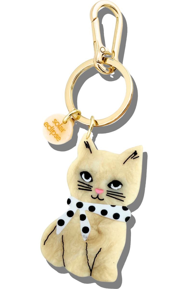 Scarf Kitten Bag Charm + Keychain