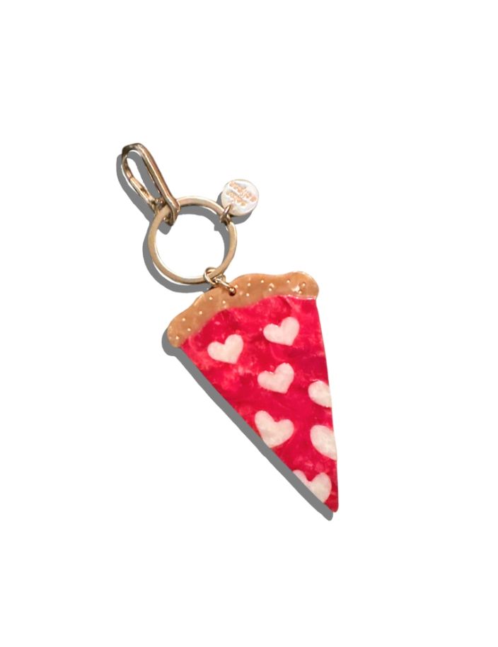 Pizza Slice Bag Charm + Keychain