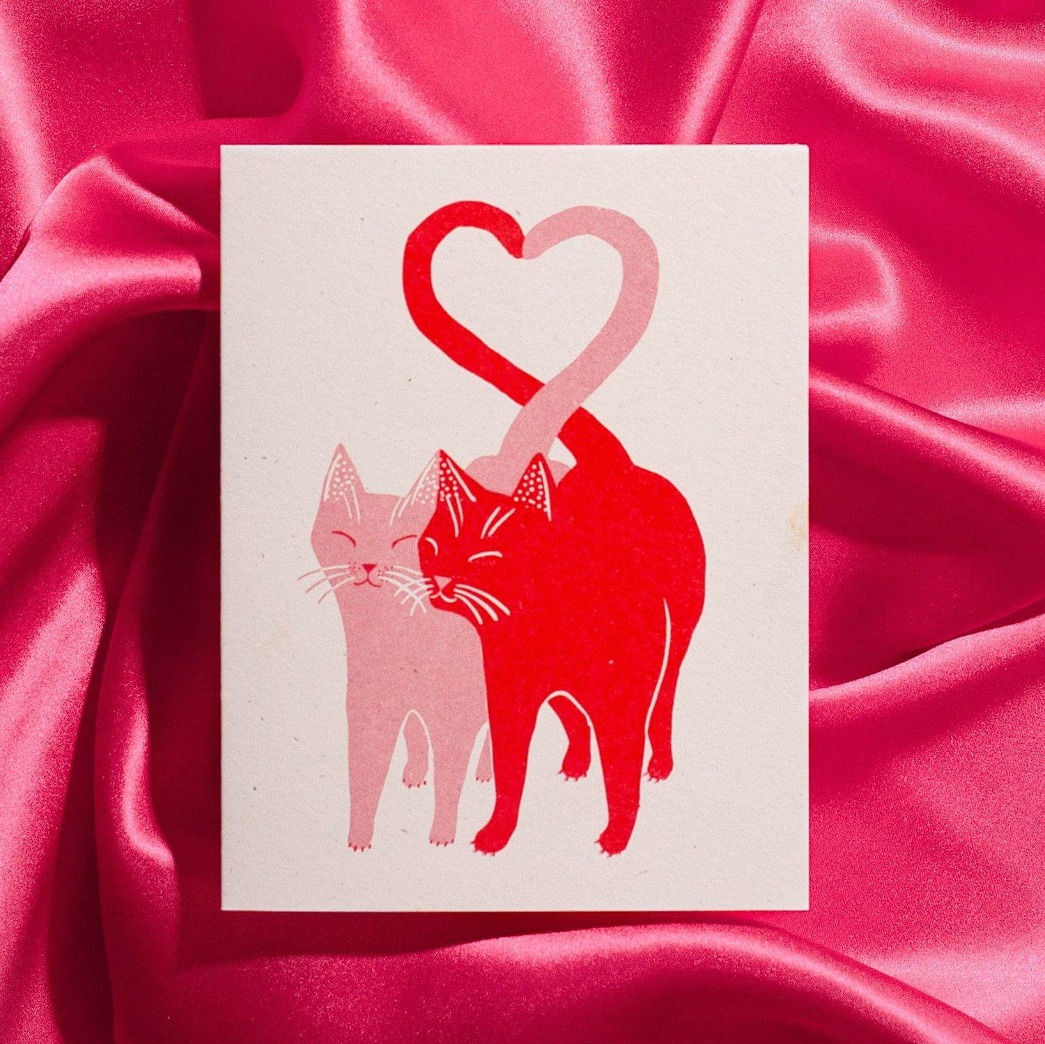 Love Cats Special Edition - Risograph Card