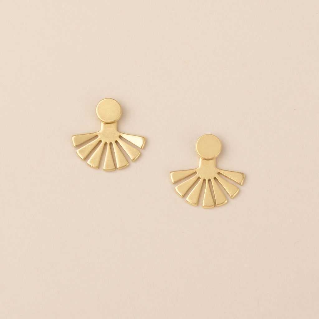Sunburst Earring Jacket Gold