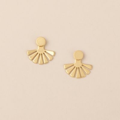 Sunburst Earring Jacket Gold