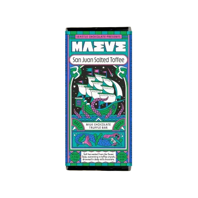 San Juan Salted Toffee Truffle bar