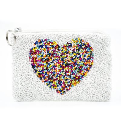Heart Muli Beaded Pouch SCP-3008