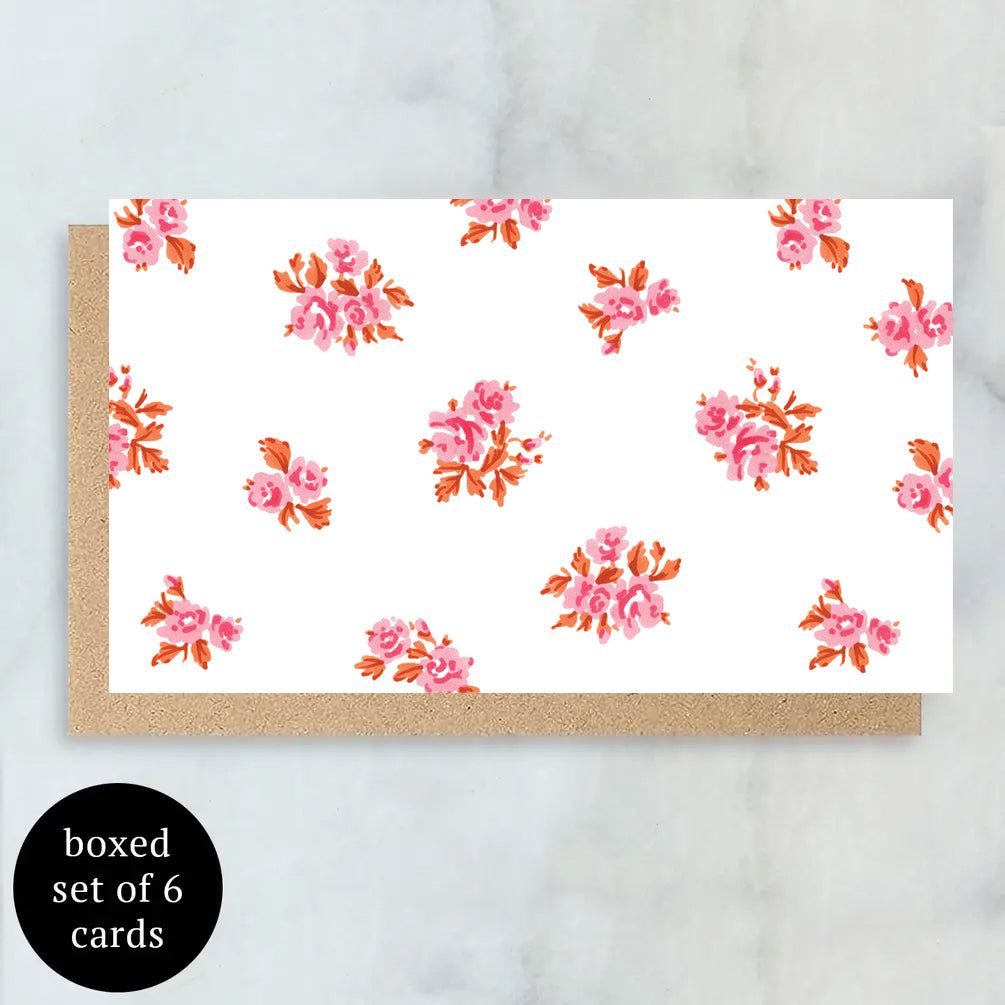 Ditzy Floral Mini Card - Boxed Set of 6 | Valentine