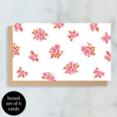 Ditzy Floral Mini Card - Boxed Set of 6 | Valentine