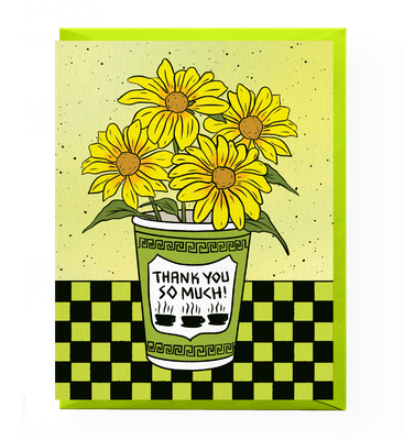 Bodega Flowers Thank You Card