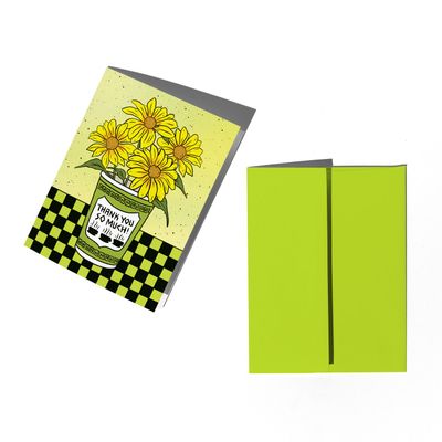 Bodega Flowers Thank You Card