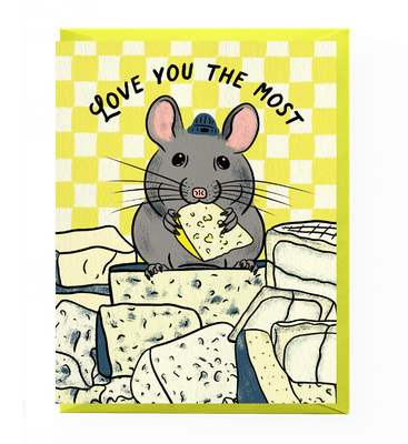 Cheese Mouse Love Card