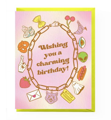 Charm Bracelet Birthday Card