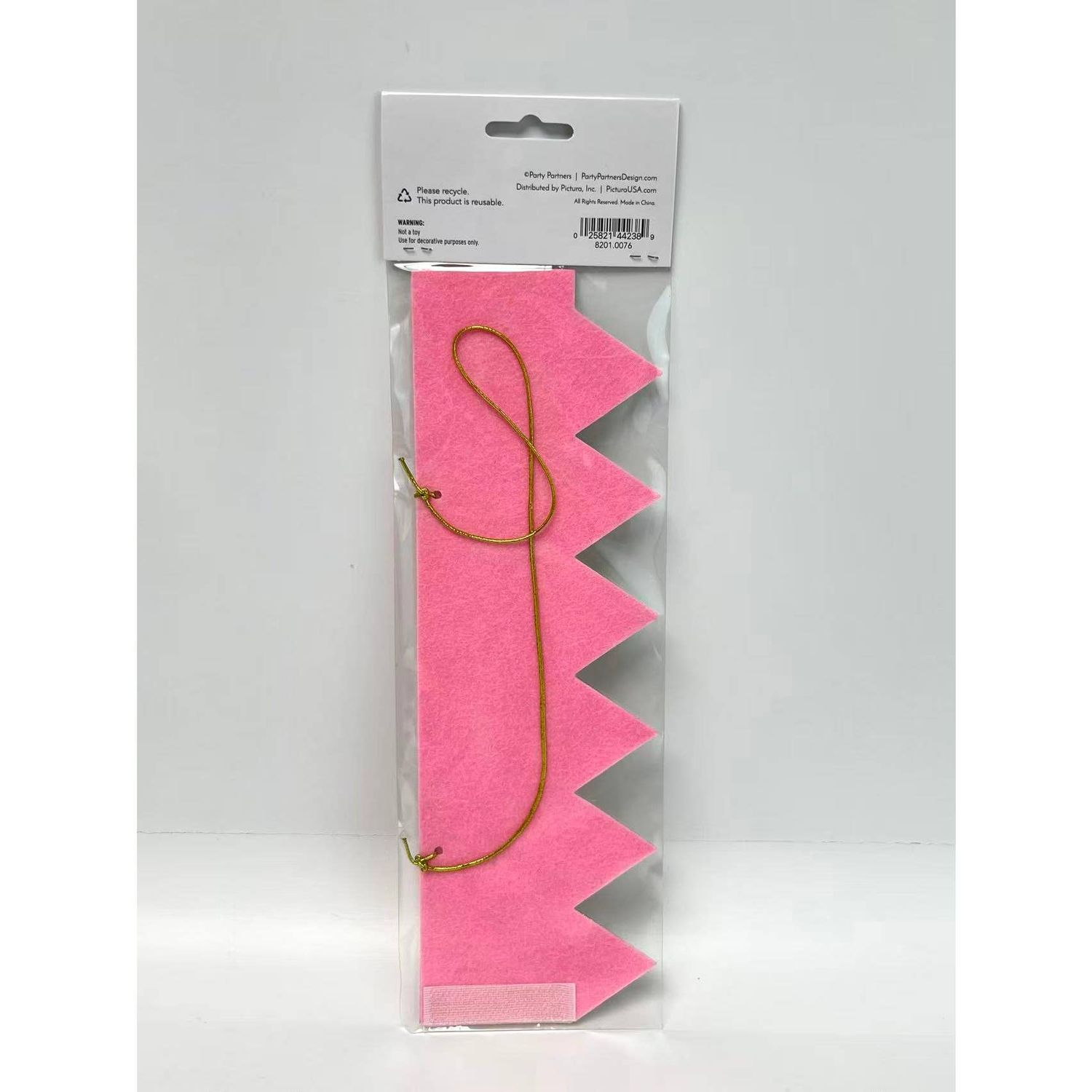 Felt Pink Birthday Crown