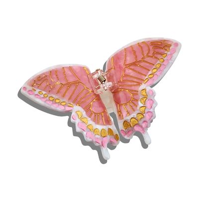 Mini Swallowtail Pink Butterfly Claw