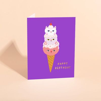 Gelato - Birthday Card