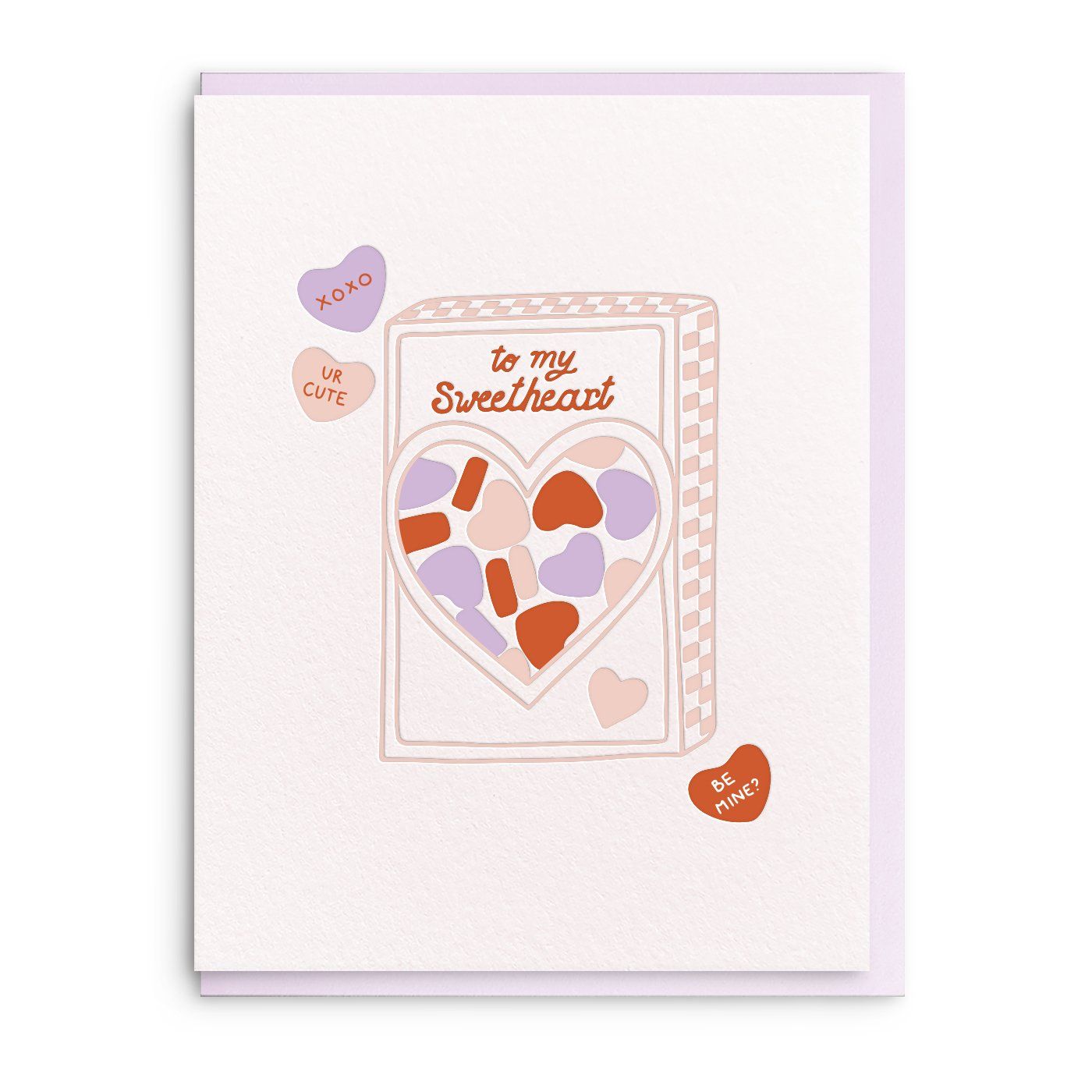 Sweetheart - Letterpress Valentine Greeting