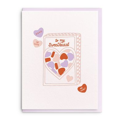 Sweetheart - Letterpress Valentine Greeting