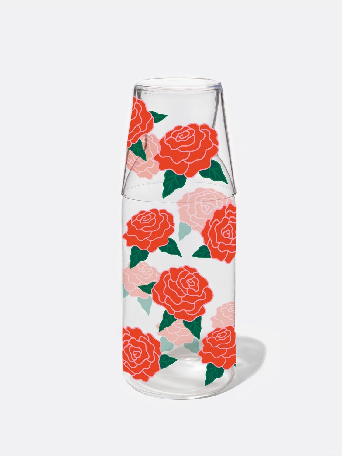 Rose Jar &amp; Glass