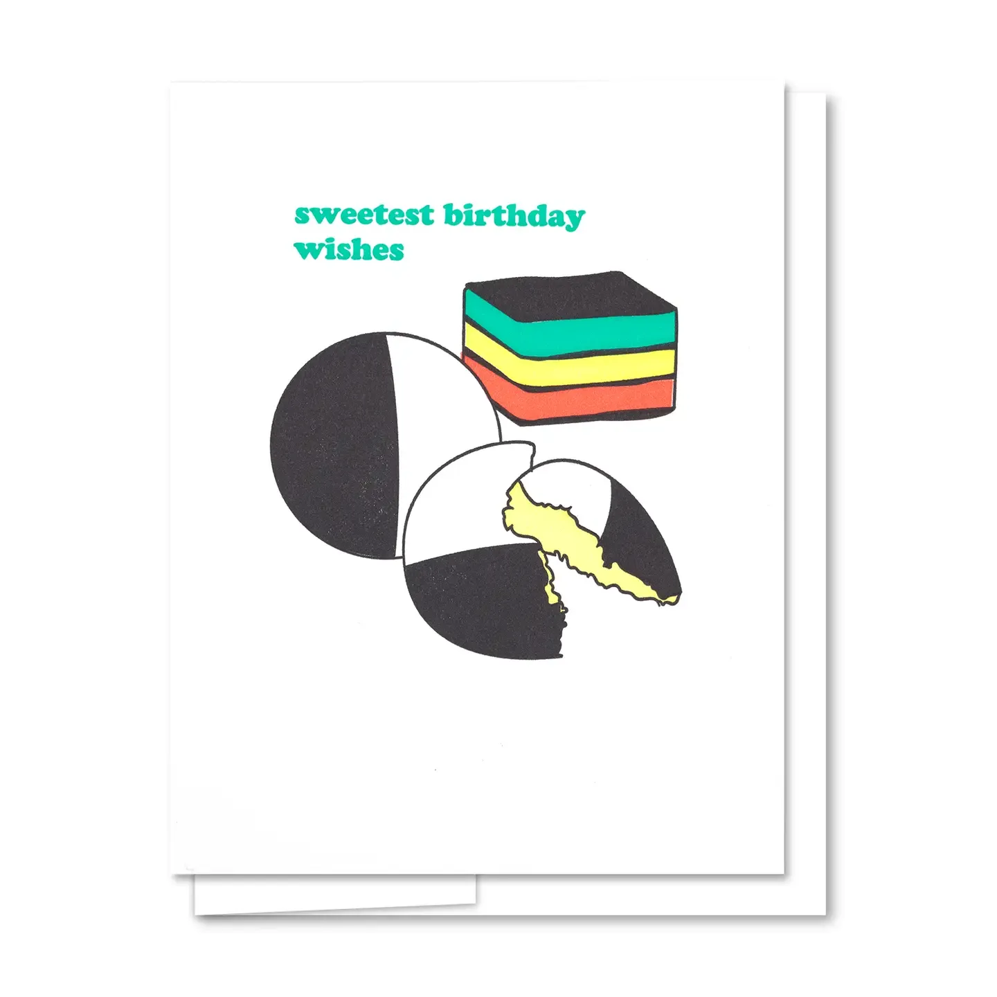 Cookie Birthday - Letterpress Birthday Card