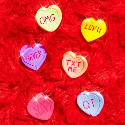 Micro Candy Hearts Hair Claw Set